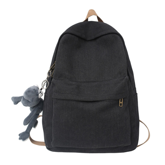 Casual Style Canvas Backpack Unisex Travel Backpack Fashion Trend Women's Backpack Suitable For Teenage Girls retro New 2021