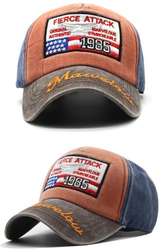Outdoor Sport Baseball Cap USA Flag Snapback Hats Men Women Cotton Casquette Dad Hat Fashion Embroidered Adjustable Hip Hop Hat