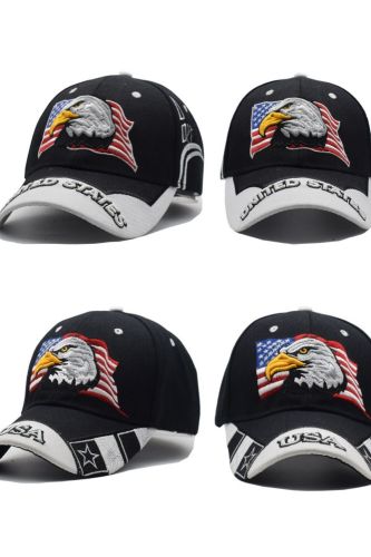 Dropshipping USA Flag Eagle Embroidery Baseball Cap Snapback Caps Casquette Hats Fitted Casual Gorras Dad Hats For Men Women