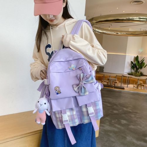 Japanese system Harajuku ancient sense of high school students schoolbag female travel backpack