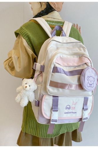 Japanese system shoulder bag versatile students large capacity simple backpack