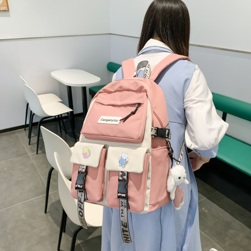 Sen system students trend Korean version of the shoulder bag Harajuku wind schoolbag