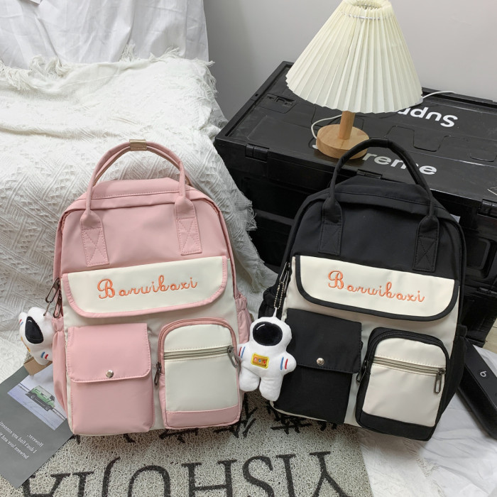2022 new students Korean version of high school college campus college simple backpack