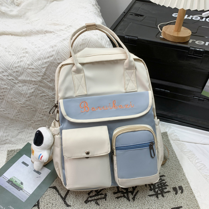 2022 new students Korean version of high school college campus college simple backpack