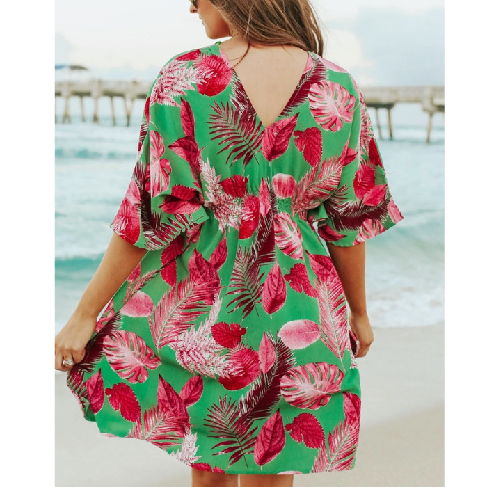 New summer fashion print women's dresses
