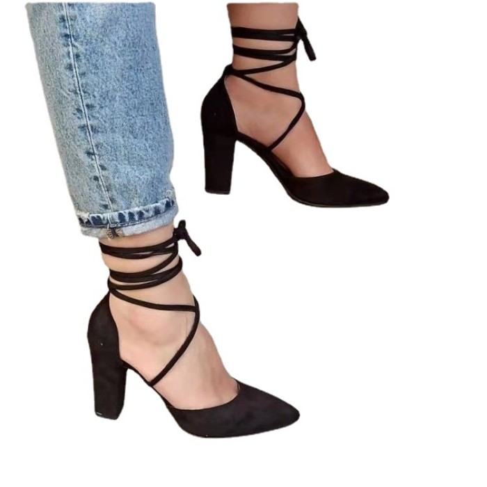 Summer new lace-up Roman bag head sexy fashion women sandals
