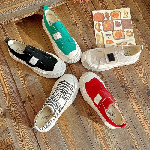 Summer stirrup casual thick bottom canvas shoes female