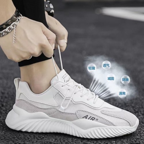 New trendy and versatile mesh upper breathable sports and casual old dad shoes