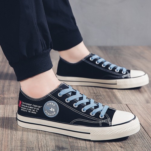 Canvas shoes men's new junior high school students shoes teenagers cloth shoes