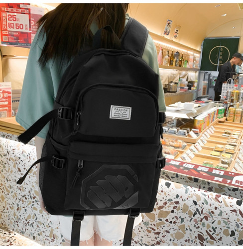 Schoolbag female students travel sports backpack male large capacity double shoulder bag
