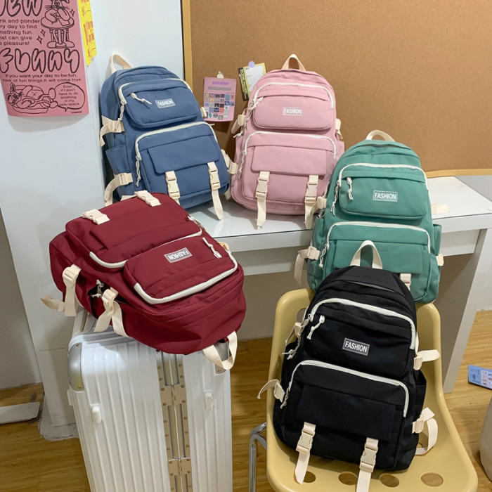 Japanese student female backpack Mori male niche duffel bag