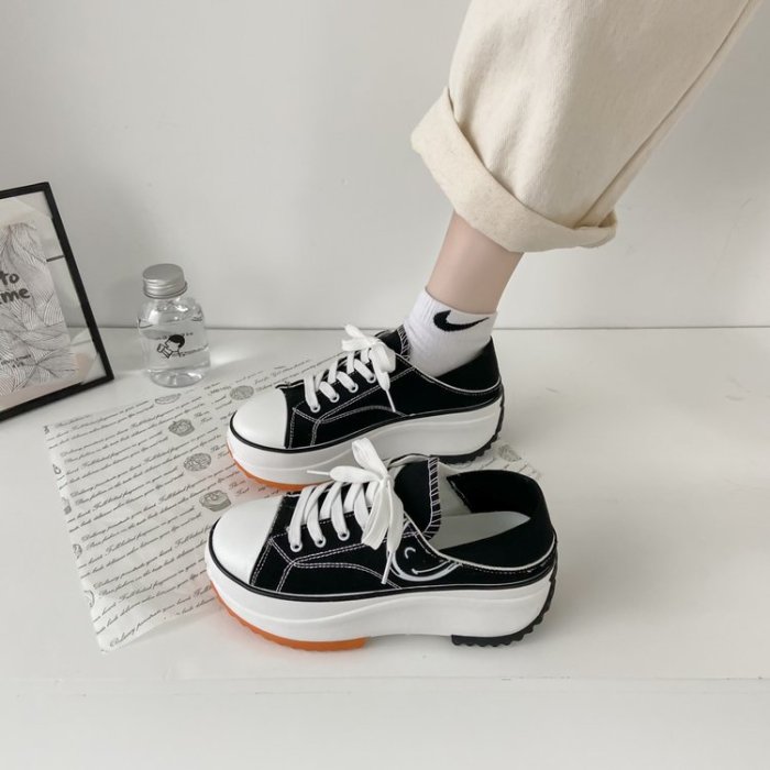 Students with a hundred casual sports shoes summer new lace-up small white shoes