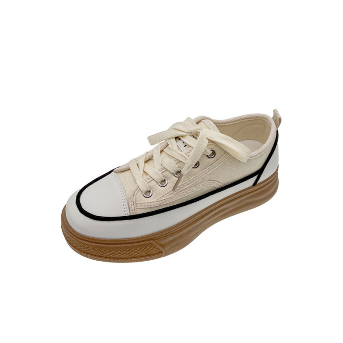 Fashion small white shoes breathable flat bottom sports casual single shoes students