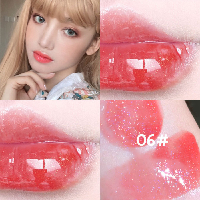 Shiny Liquid Lipstick Shimmer Moisturizer Lip Gloss Crystal Jelly Lip Gloss  Lips Plumper Oil Long Lasting Makeup Lip Oil New