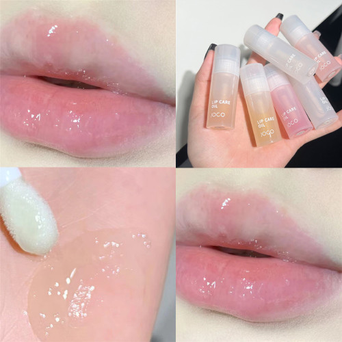 Oat Milk Lip Oil Lasting Moisturizing Lip Balm Relieves Dry Lips Lip Gloss Lip Glaze Fades Lip Lines Wet Lip Beauty Cosmetics