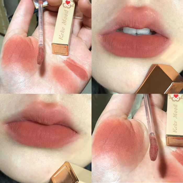 6 Colors Lipstick Lip Glaze Silky Velvet Lip Gloss Waterproof Lip Glaze Lip Stick Long Lasting Sexy Red Lip Tint Circus Makeup
