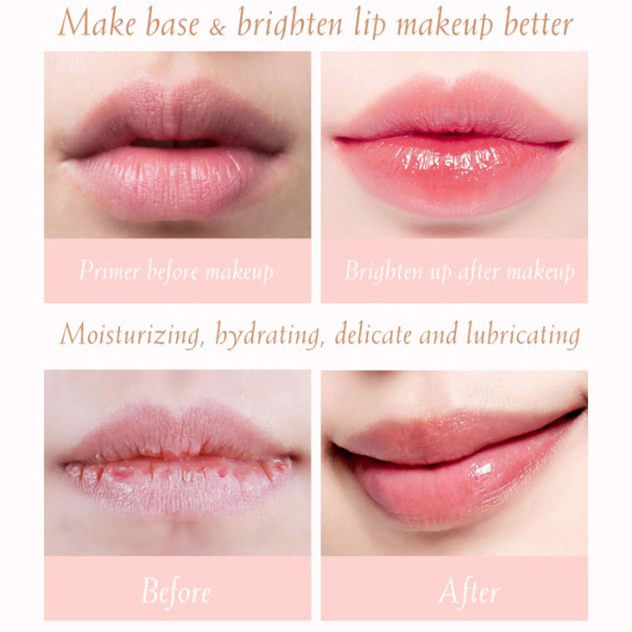 Peach Moisturizing Lip Gloss Peach Waterproof Glossy Long Lasting Not Sticky Natural Korea Lip Tint Daily Makeup Lip Oil Primer