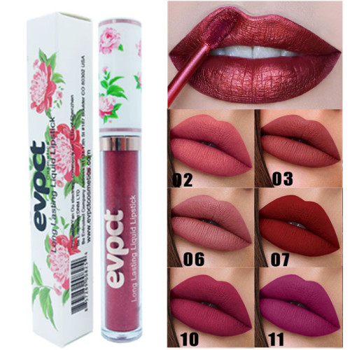 SALE 24 Hours Long Lasting Highly Saturated Lipstick Waterproof Velvet Matte Liquid Lip Gloss Lip Liner Makeup Cosmetics Gift