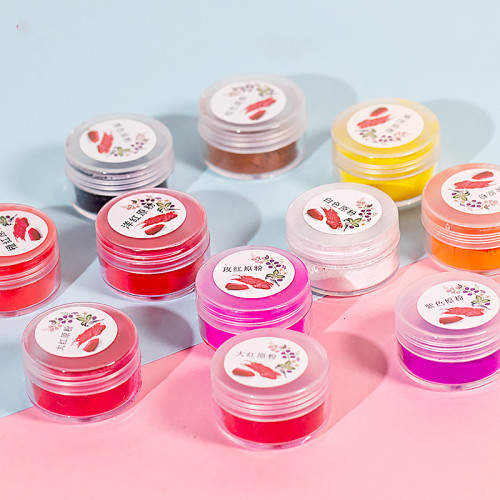 Colorful DIY Lip Gloss Powder Material 1g Lipstick Pigment Powder For DIY Lipgloss Powder Pigment Make Up Tools Makeup Comestics