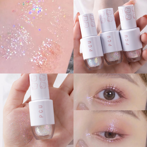 Color Glitter Eyeshadow Make-up Diamond Gloss Liquid Eyeshadow Sparkling Pigment Sequins Shimmer Charming Long-lasting Cosmetics
