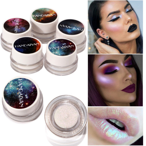 New 5 Colors Makeup Glitter 1Box Multifunctional Highlight Makeup Powder High Light Eyeshadow Cosmetic Glitter Powder Pretty