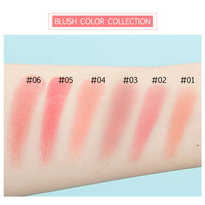 Girl Blush Peach Cream Makeup Blush Palette Cheek Contour Blush Cosmetics Blusher Cream Korean Makeup Rouge Cheek Tint Blush