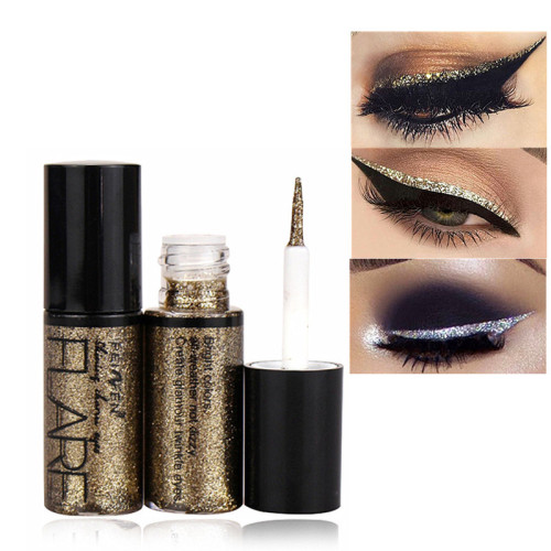 Professional Makeup Silver Rose Gold Color Liquid Glitter Eyeliner New Shiny Eye Liners for Women Eye Pigment Korean Cosmetics