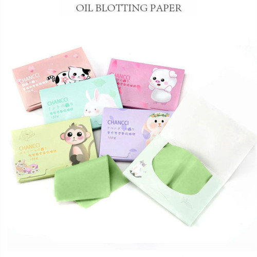100Pcs/box Face Oil Blotting Paper Protable Matting Face Wipes Facial Cleanser Oil Control Oil-absorbing Face Cleaning Tools New
