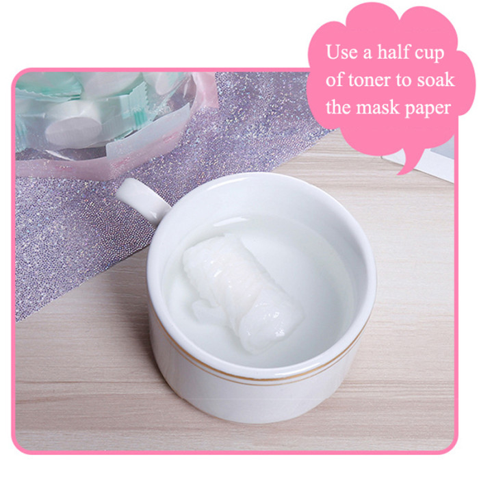 Ultra-Thin Moisturizing Disposable Compression Facial Mask Cotton Facial Sheet Face Skin Care Wrapped Masks Paper 5/10/15pc/Bag
