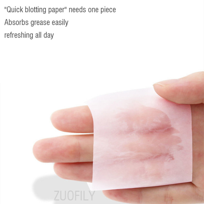 100Pcs/box Face Oil Blotting Paper Protable Matting Face Wipes Facial Cleanser Oil Control Oil-absorbing Face Cleaning Tools New