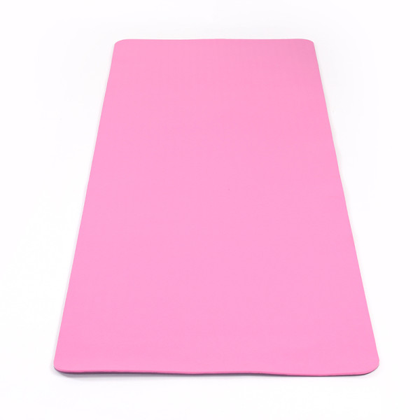 Double Color 8mm Anti Slip Yoga Mats Pilates Eco Friendly Waterproof PE Yoga Mat