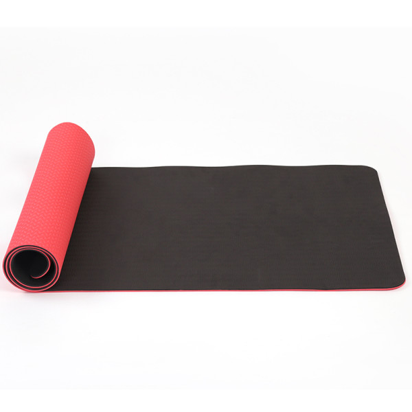 Double Color Durable Waterproof Anti Skid TPE Yoga Mat