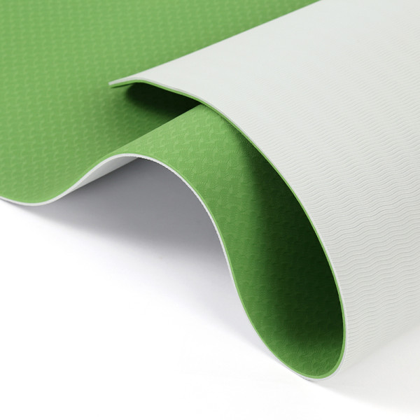 Double Color Gym Organic Best Exercise Fitness Folding Gymnastics TPE Yoga Mat