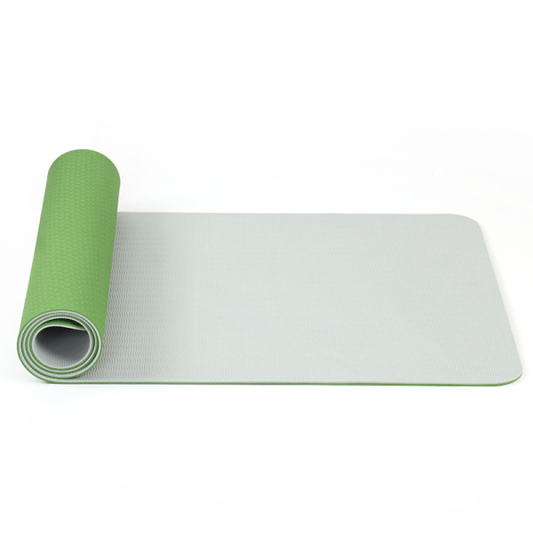 Double Color Gym Organic Best Exercise Fitness Folding Gymnastics TPE Yoga Mat