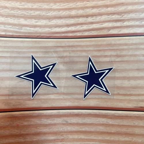 NFL Dallas Cowboys team logo nike air force 1 ready to press iron on shoe decals for custom sneakers custom nike air force