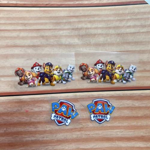 Paw Patrol nike air force 1 ready to press iron on shoe decals for custom sneakers custom nike air force