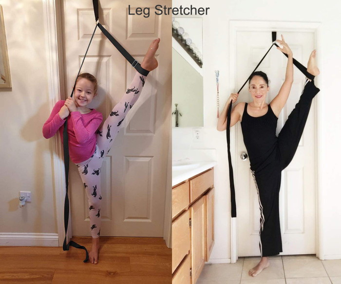 Leg Stretcher Door Flexibility Stretching Leg Strap, 9.8ft Door Flexibility Stretching Leg Strap Great Cheer Dance Gymnastics Trainer Stretching Equipment 