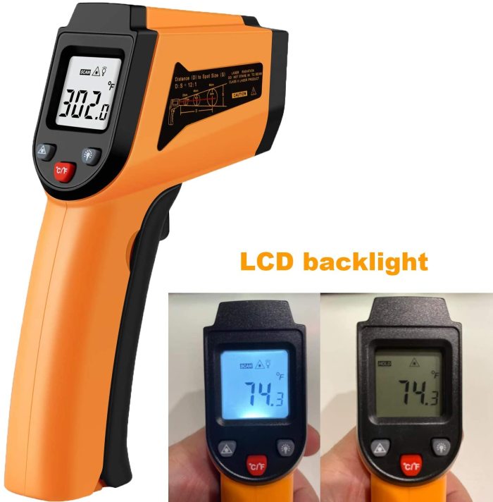 Infrared Thermometer (Not for Human) Temperature Gun Non-Contact