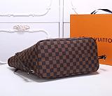 Highest Replica fake LOUIS VUITTON Monogram Canvas Neverfull MM 40996 Red Brown Grid