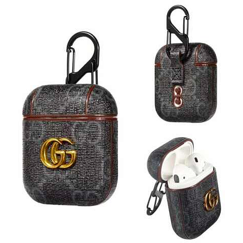GUCCI GG Style Black ShockProof AirPods Case