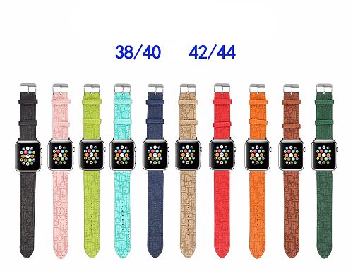 DIOR APPLE WATCH BAND 38/40MM 42/44MM LEATHER