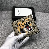 Gucci Tiger Pattern  Short Folded Wallets With Box 027070
