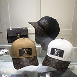 Louis Vuitton LV Baseball Caps Hats White Brown Black