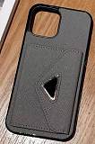 PRADA WALLET PHONE CASE COVER FOR IPHONE 12  WITH CARD HOLDER SLOTS/ PHONE CASE ONLY