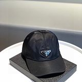 Prada Designer Cap Hat Black