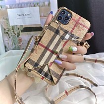 Burberry Inspired Designer IPhone Case Cross Body Change Bag For iPhone 7 8 Plus XS XR MAX 11 12 13 Pro Max