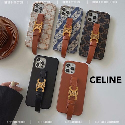 Celine IPHONE CASE FOR IPHONE 13 12 11 PRO MAX XS MAX XR XS 7 8 PLUS WITH WRIST STRAP