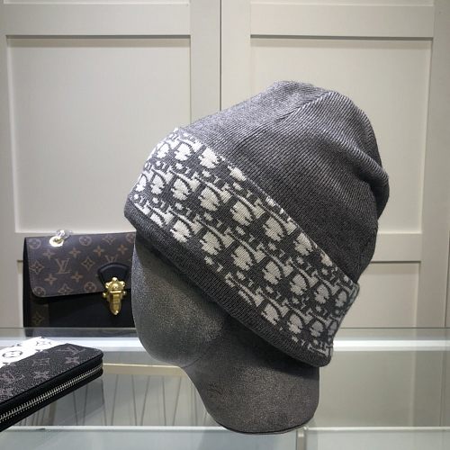 Dior Designer Warm Cap Wool Knit Hat 5 Colors