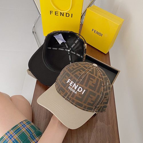 FENDI Designer Hit The Color Baseball Cap