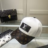 Louis Vuitton LV Baseball Caps Hats White Brown Black